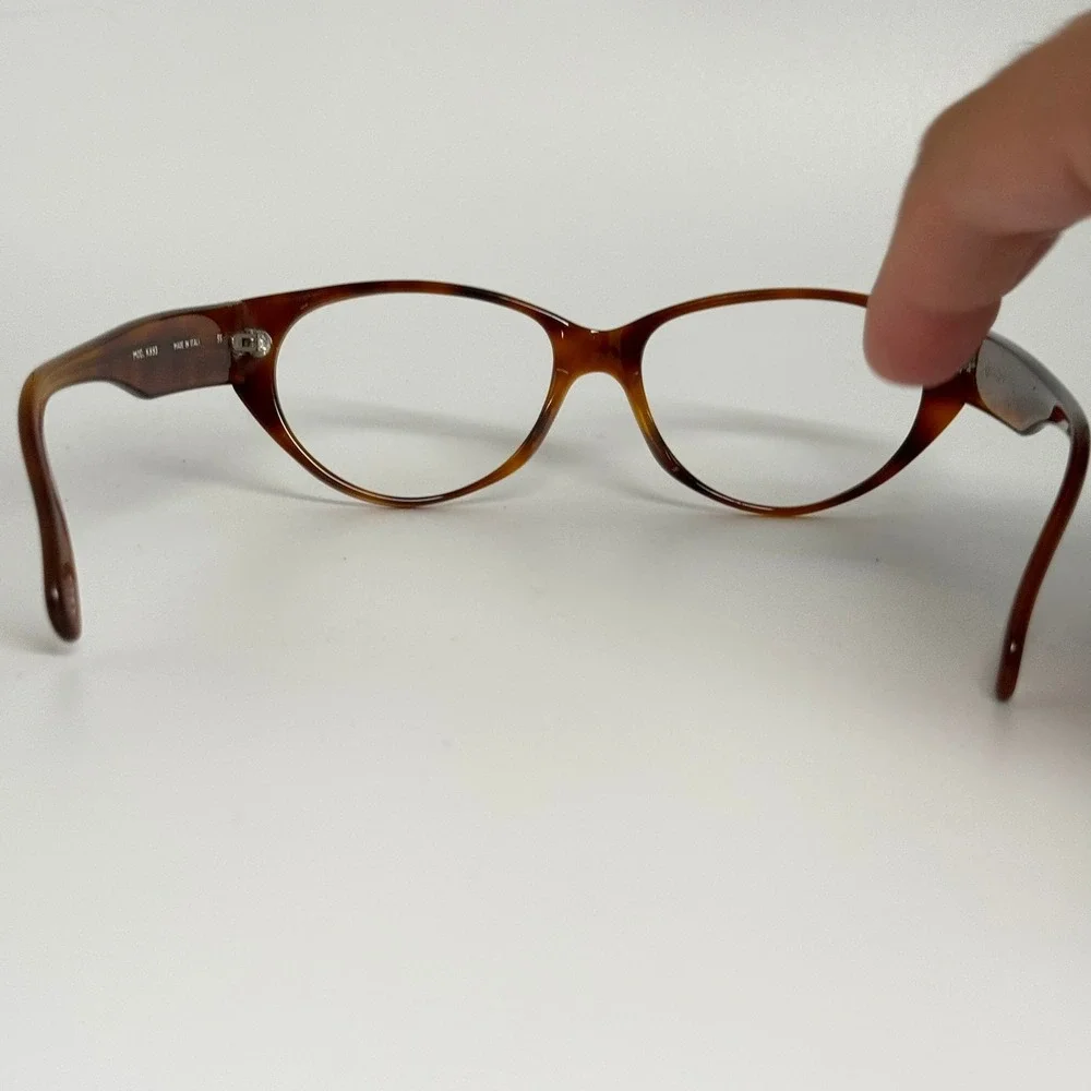 Kador Mod K893 Tortoise Shell Cat Eye Eyeglass Frames Made in Italy‎ Vintage